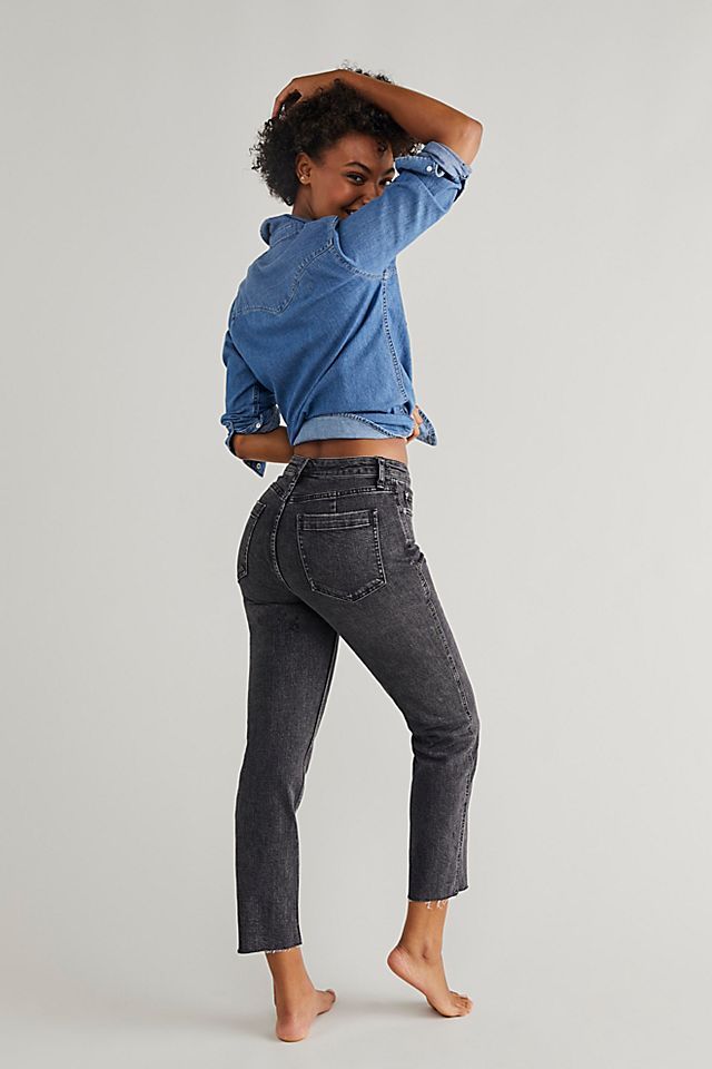 CRVY High-Rise Vintage Straight Jeans | Free People (Global - UK&FR Excluded)