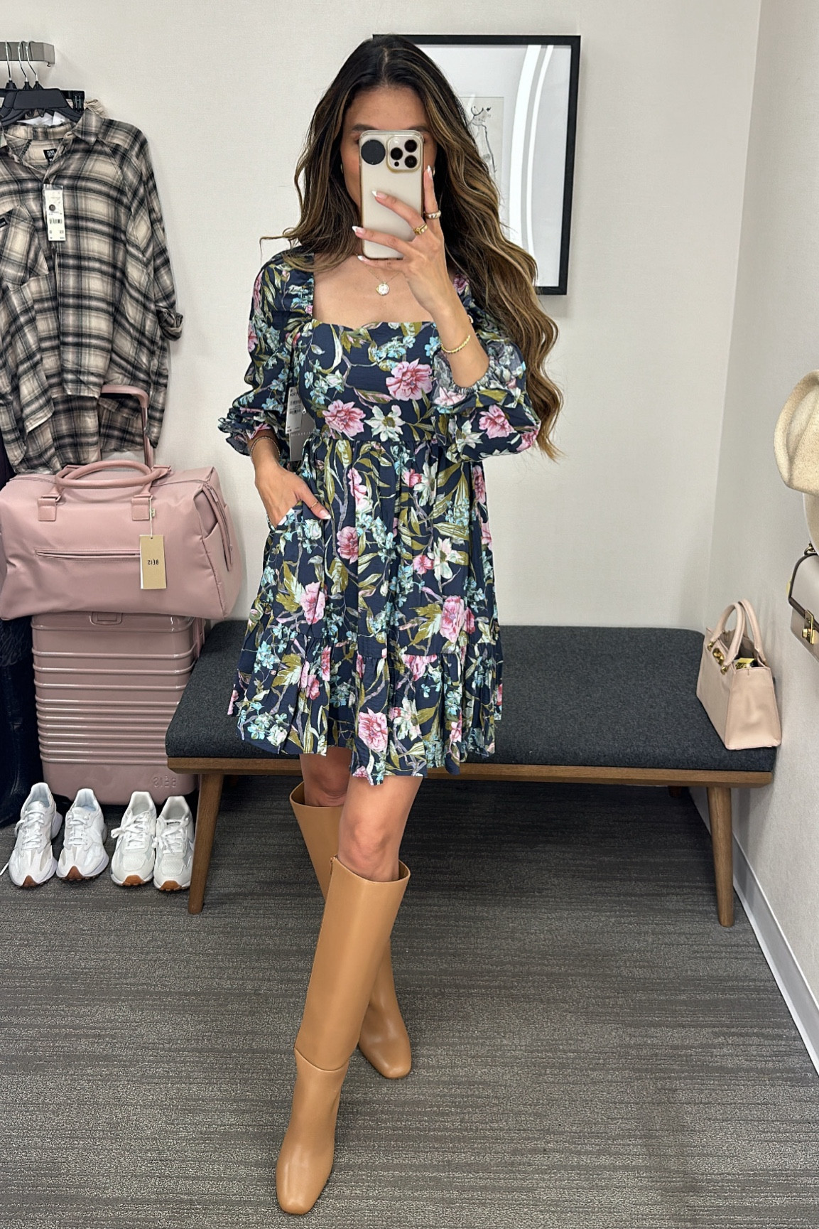 These boots are $150 off! Wearing size xs in dress and size 8 in boots! 

#LTKxNSale #LTKShoeCrush #LTKSummerSales