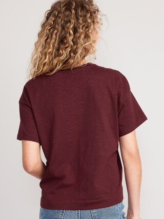 Vintage Slub-Knit T-Shirt for Women | Old Navy (US)