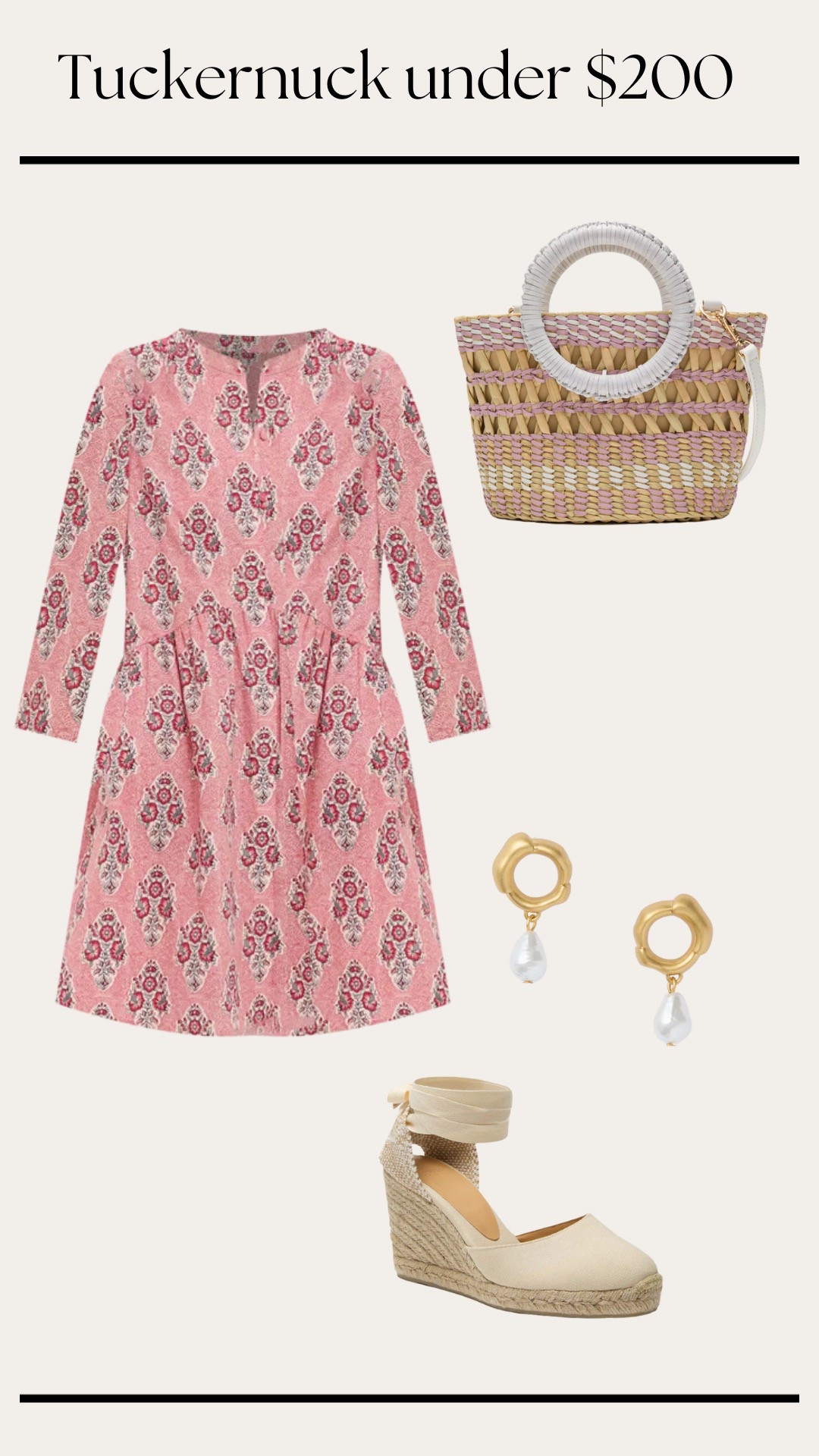 Cute spring or Easter look! Each item under $200 