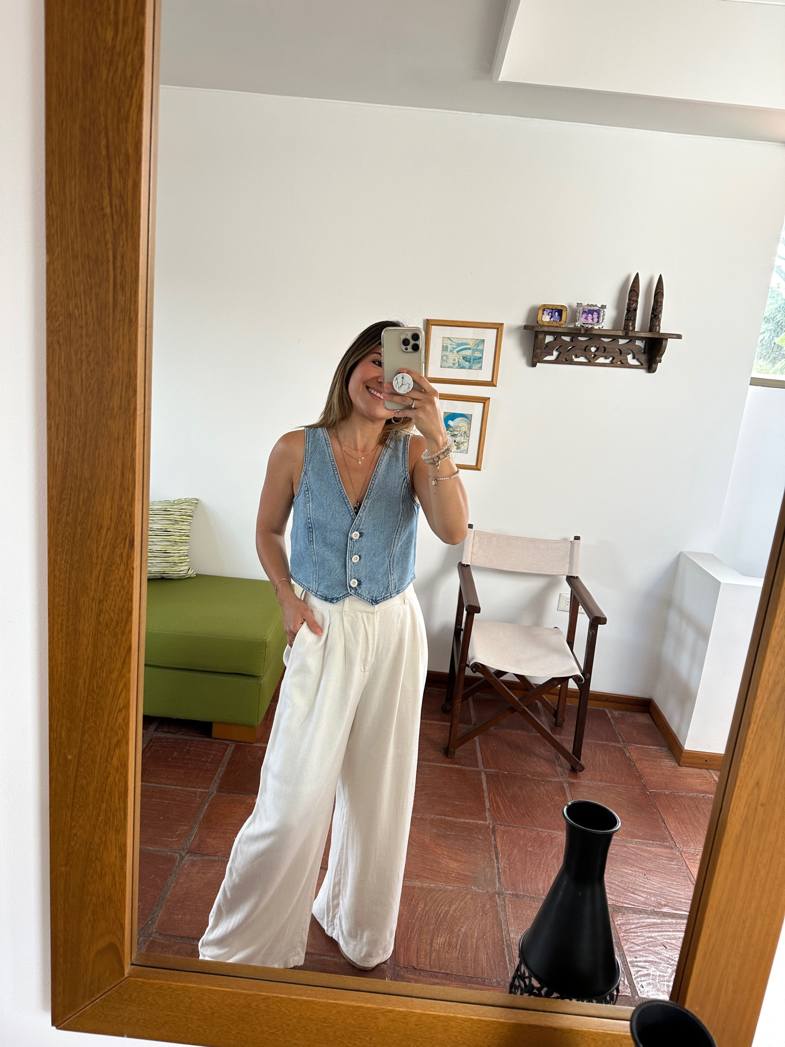 Take 20% off my favorite linen trousers!!! My denim vest is back in stock!!!
Vest size 2
Pants size 24 short
Sale ends soon! Make sure to grab your favorite styles via Abercrombie!!!

#LTKSpringSale #LTKfindsunder100 #LTKsalealert