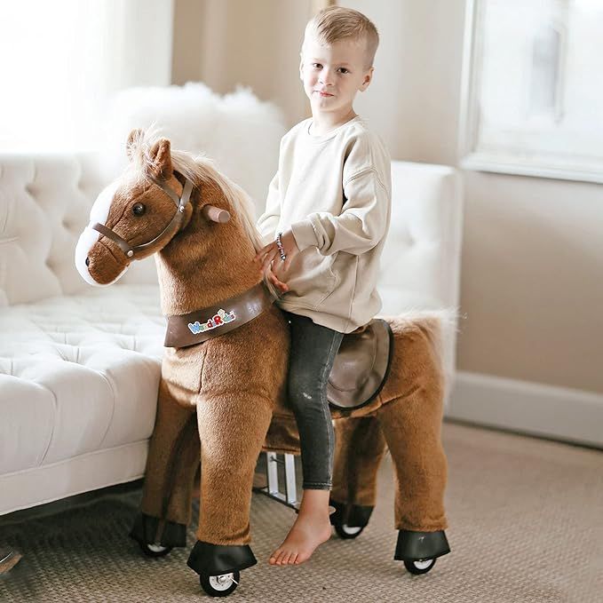 WondeRides Ride on Horse Toy, Kids Ride on Toy (Small Size 3, 30.1 Inch Height) for 3 to 5 Years ... | Amazon (US)