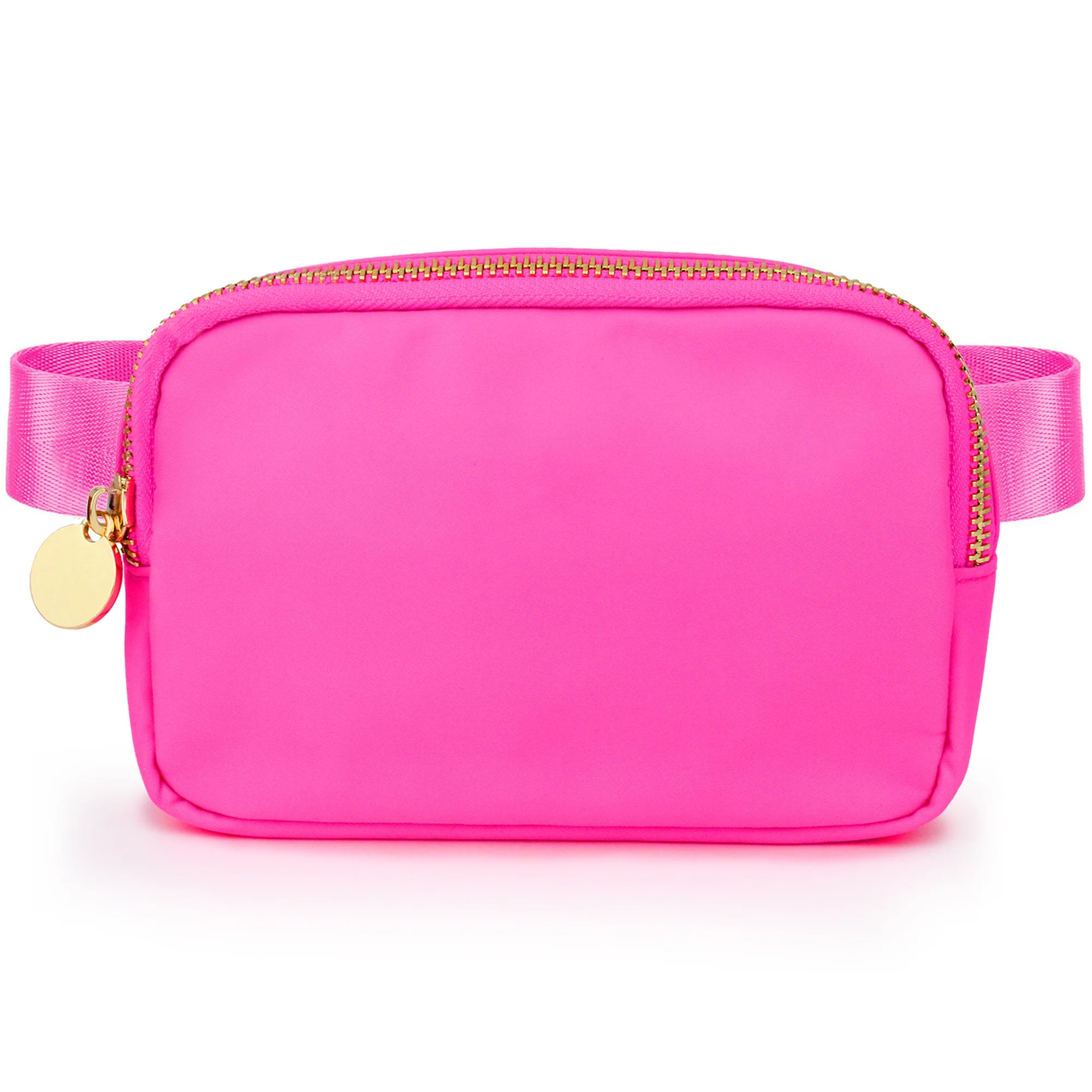 Dancour Nylon Belt Bag - Hot Pink Fanny Pack For Women - Crossbody Bag Waist Pack Bum Bag | Walmart (US)
