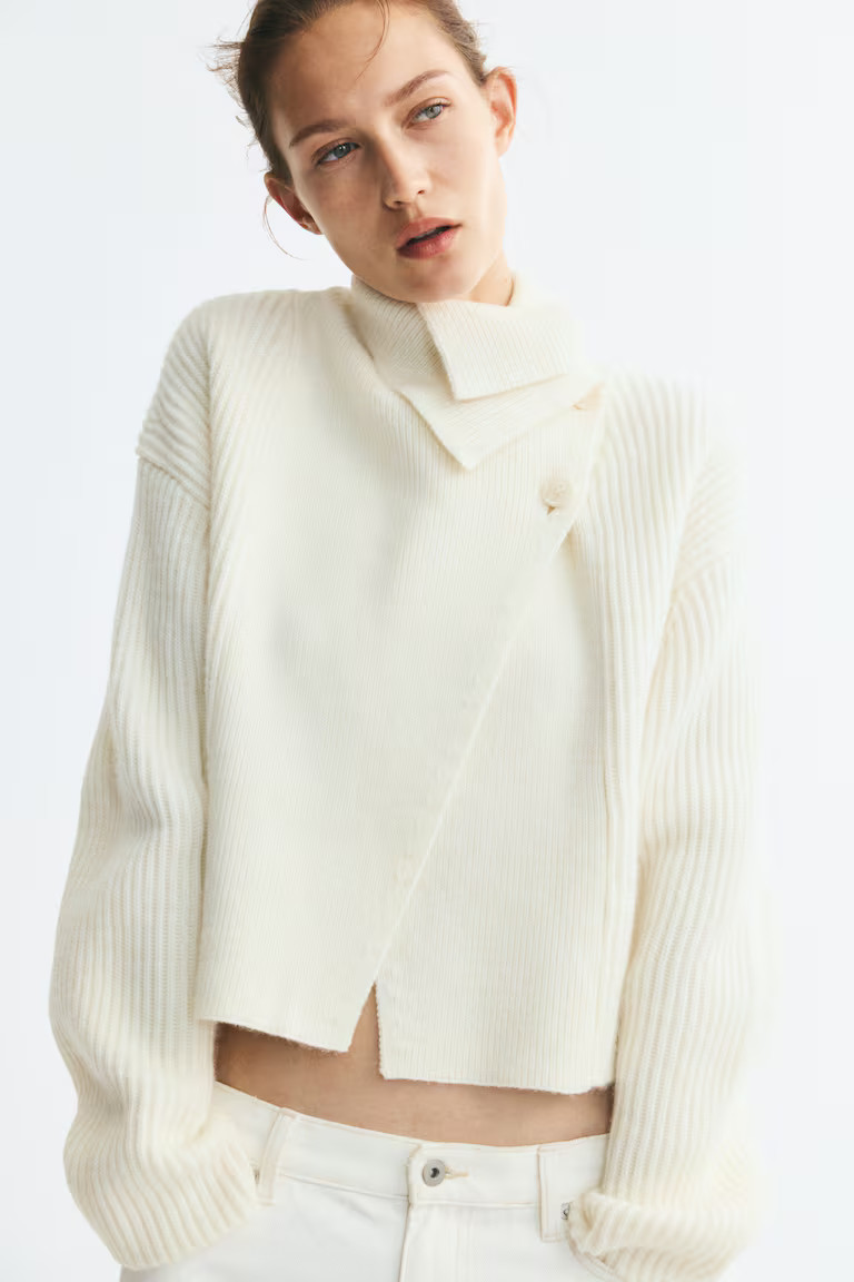 Wool-blend wrap cardigan | H&M (UK, MY, IN, SG, PH, TW, HK)