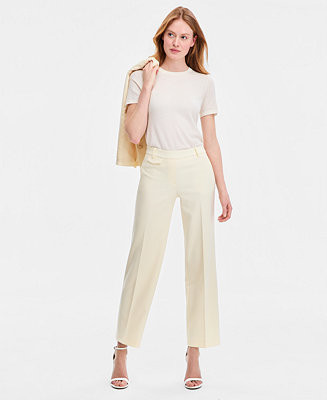 Petite Liberty Stretch High-Rise Wide-Leg Pull-On Pants | Macy's