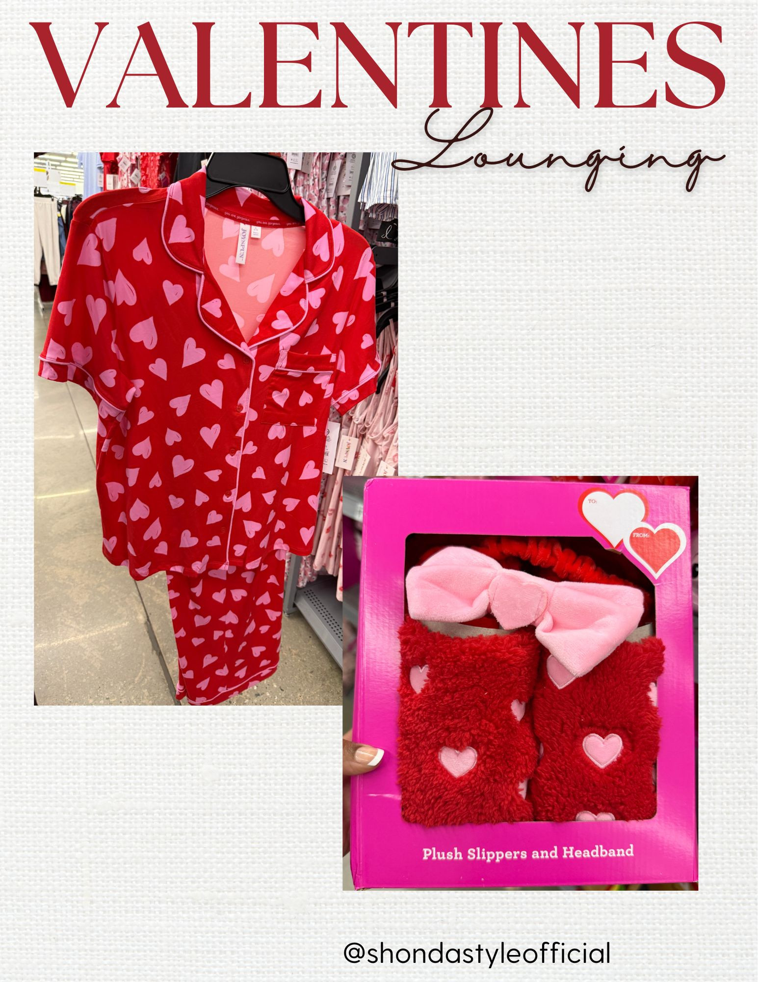super cute pajamas for a chill valentines day inside!❤️

loungewear, cozy, slippers, pajamas, hearts 

 #LTKValentine #LTKSeasonal #LTKHome