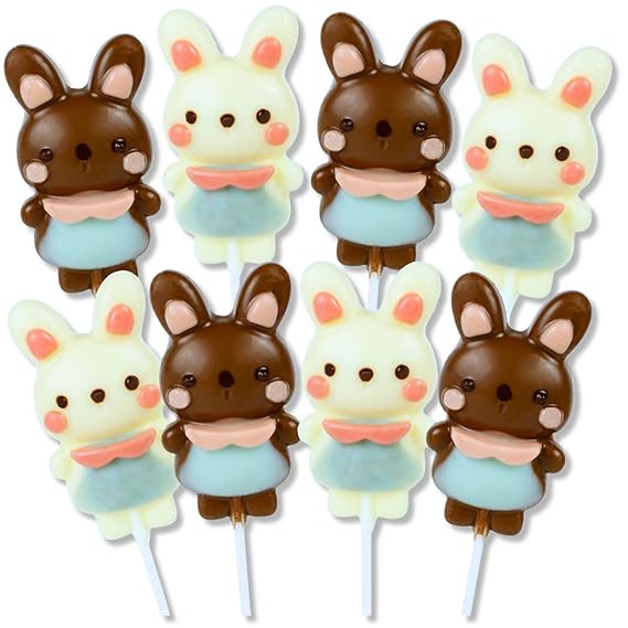 Chocolatey Bunny Pops, Individually Wrapped Candies, Easter Basket Stuffer Treats, 0.88 Ounces (P... | Amazon (US)