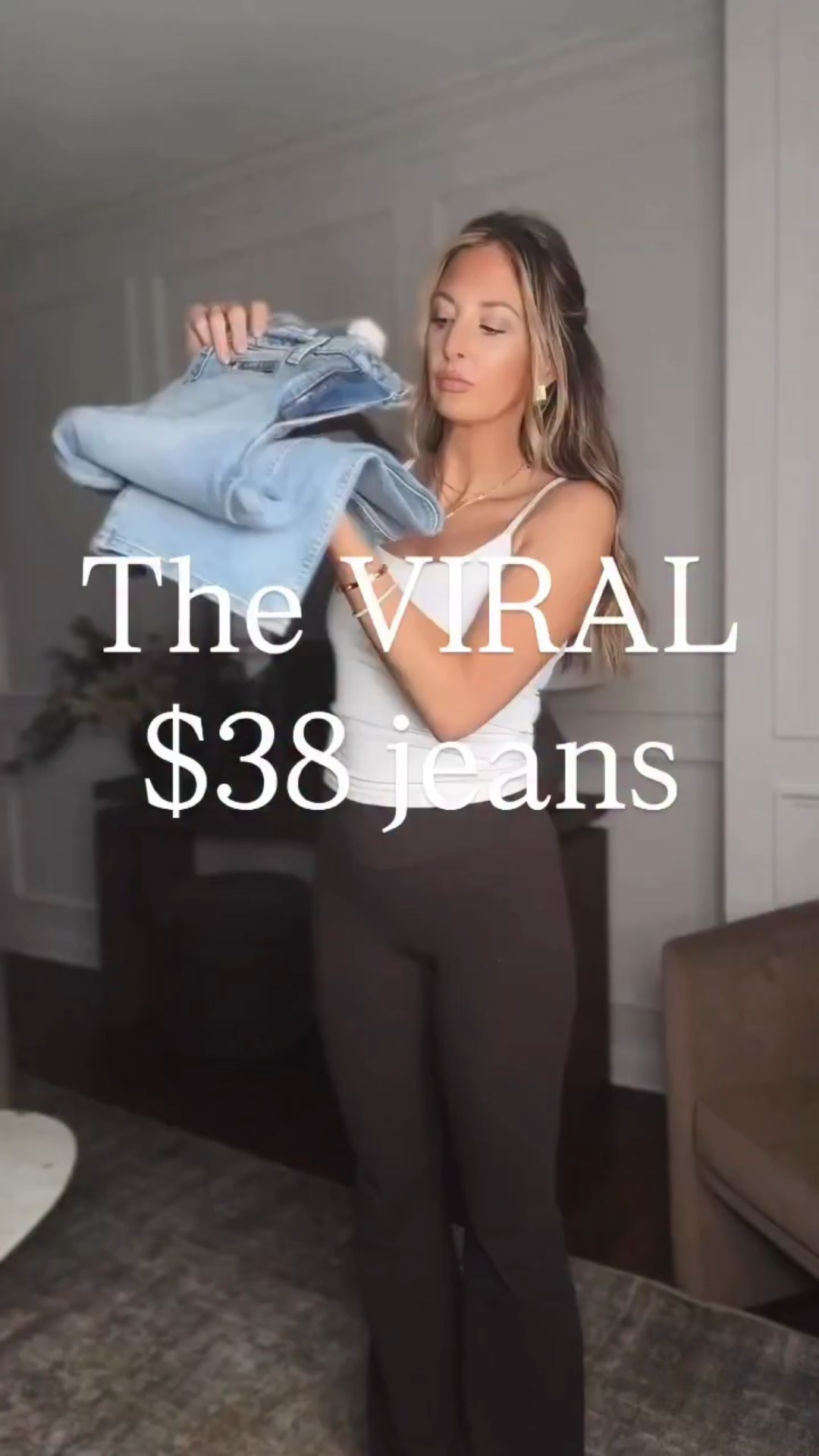 The perfect everyday Jean! 

I love the cut and fit of these jeans. They are the perfect everyday Jean and you cannot beat the price! I love the high-rise fit with the classic cut making them perfect for wearing with sneakers, slides and booties. 

For sizing: if between size down. I have the regular length. 

#womensjeans