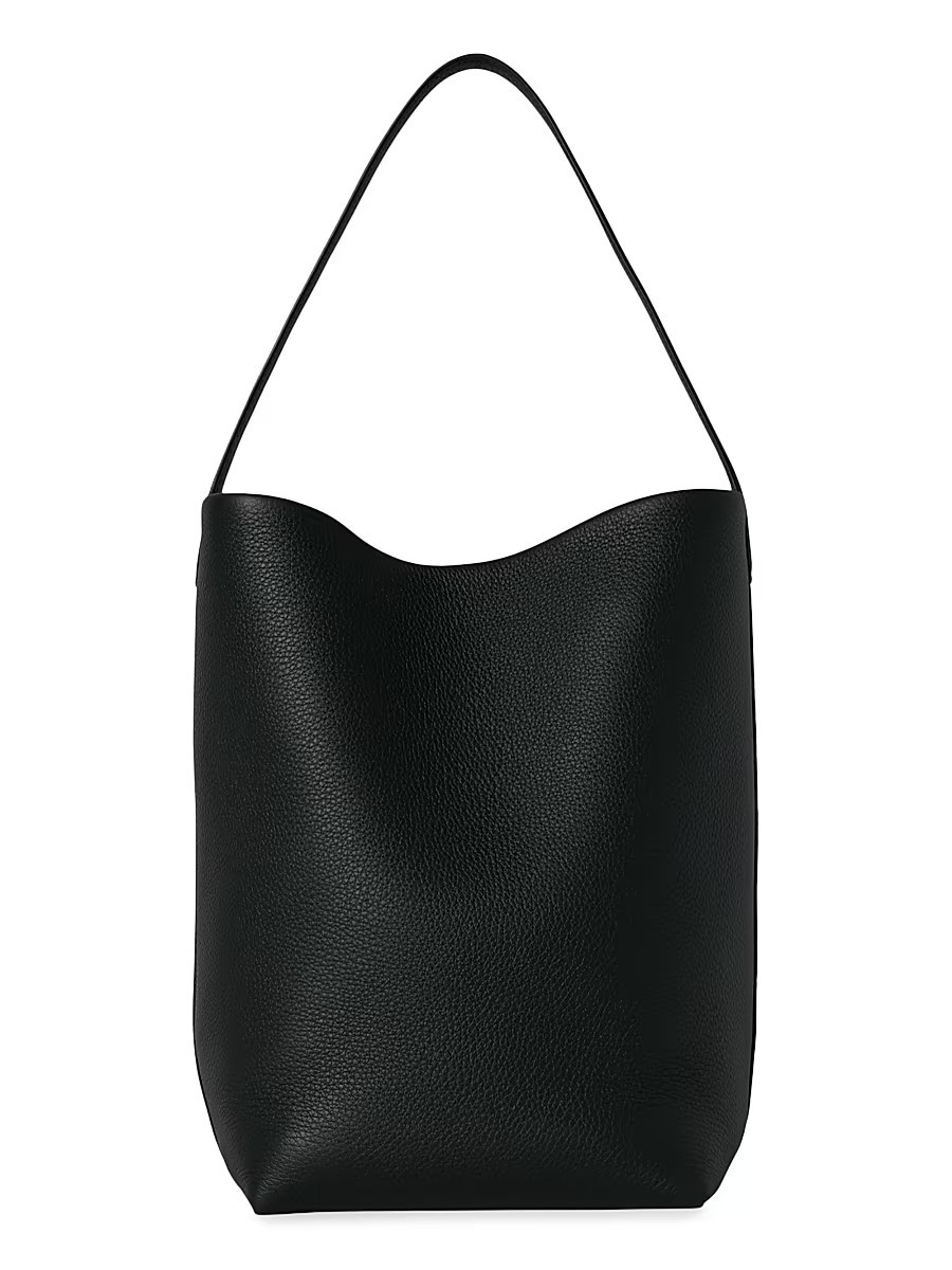 Women's Park Medium Leather Tote - Dark Pine | Saks Fifth Avenue