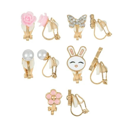 Way to Celebrate Easter Clip-On Earring Set, 5 Pairs | Walmart (US)