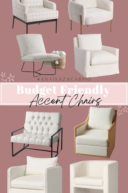 Budget friendly accent chairs

#LTKhome #LTKFind