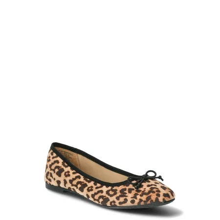 Time and Tru Women's String Bow Ballet Flats, Sizes 6-11 | Walmart (US)