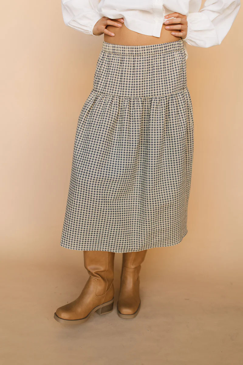 Tinsley Gingham Skirt | Henly