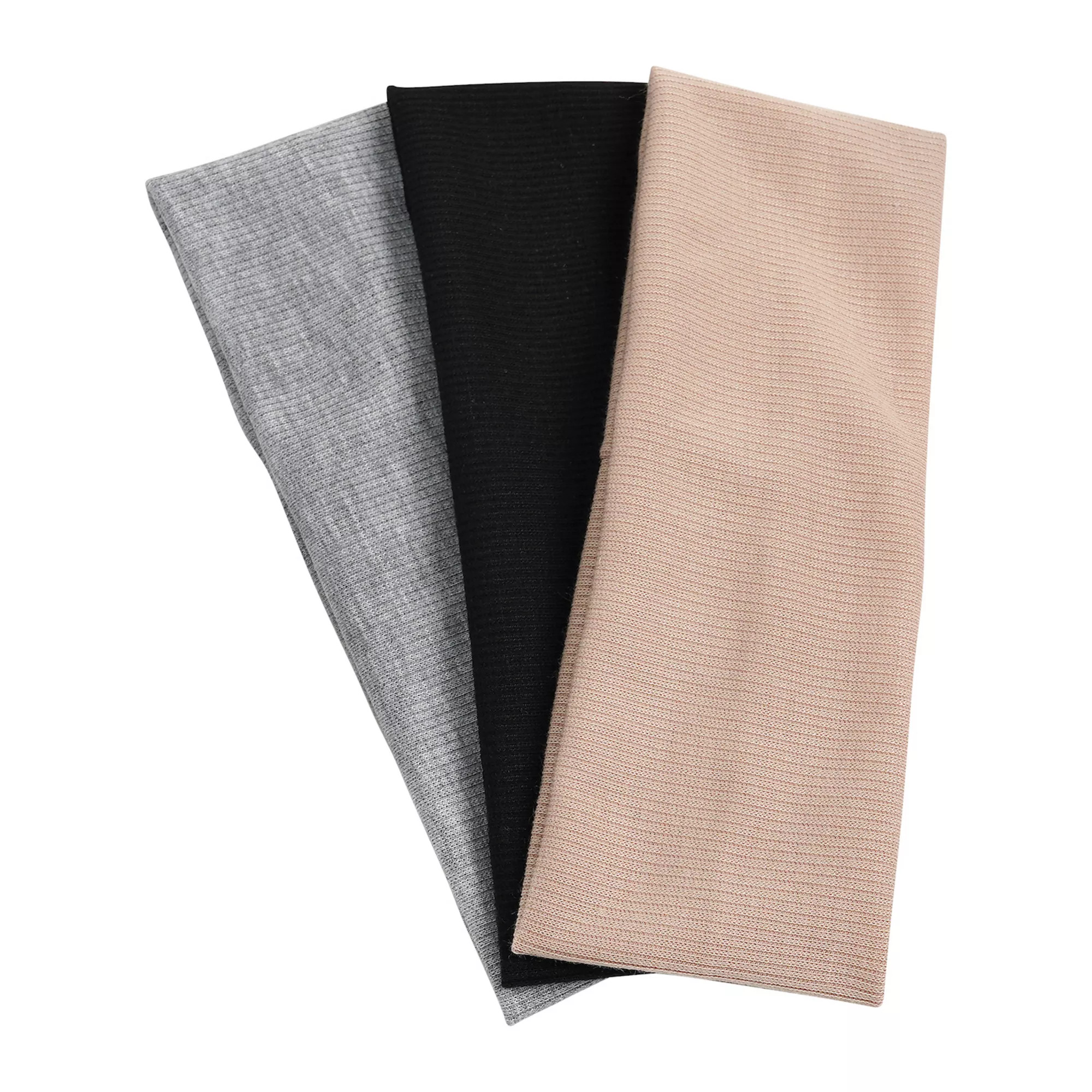 Emberly 3-pk. Ribbed Headbands | Kohl's