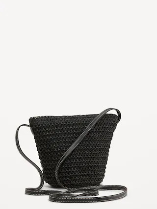 Straw Crossbody Bag | Old Navy (CA)