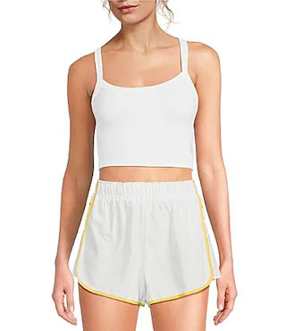 Free People FP Movement All Clear Solid Scoop Neckline Sleeveless Cami - XS/S | Dillard's