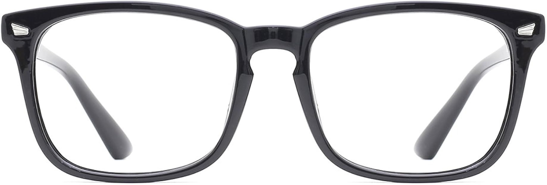 TIJN Blue Light Blocking Glasses Square Nerd Eyeglasses Frame Anti Blue Ray Computer Game Glasses | Amazon (US)