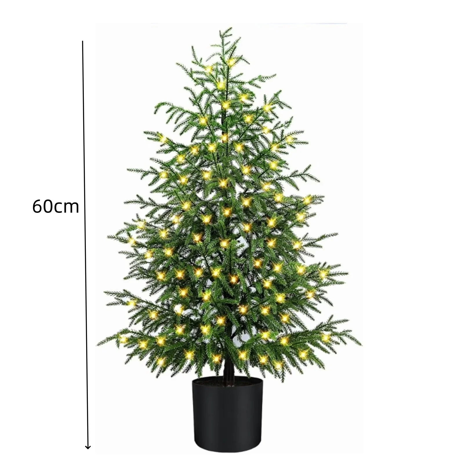 60cm Illuminated Potted For Indoor Outdoor Home Front Porch And Garden Party Event Display | Walmart (CA)