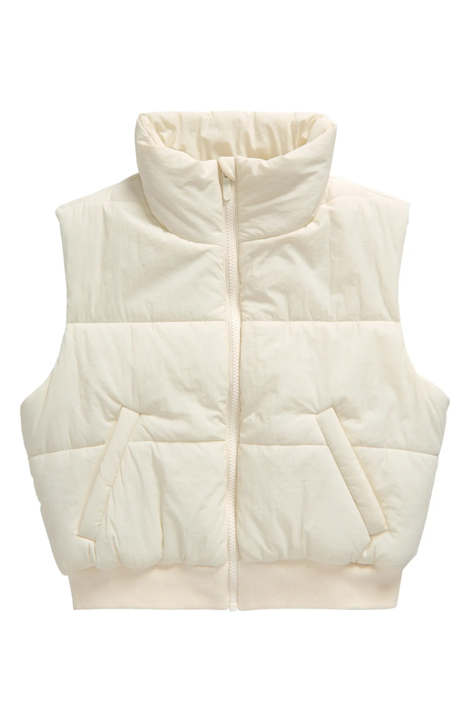 Zella Girl Kids' Layer Up Puffy Vest | Nordstrom | Nordstrom