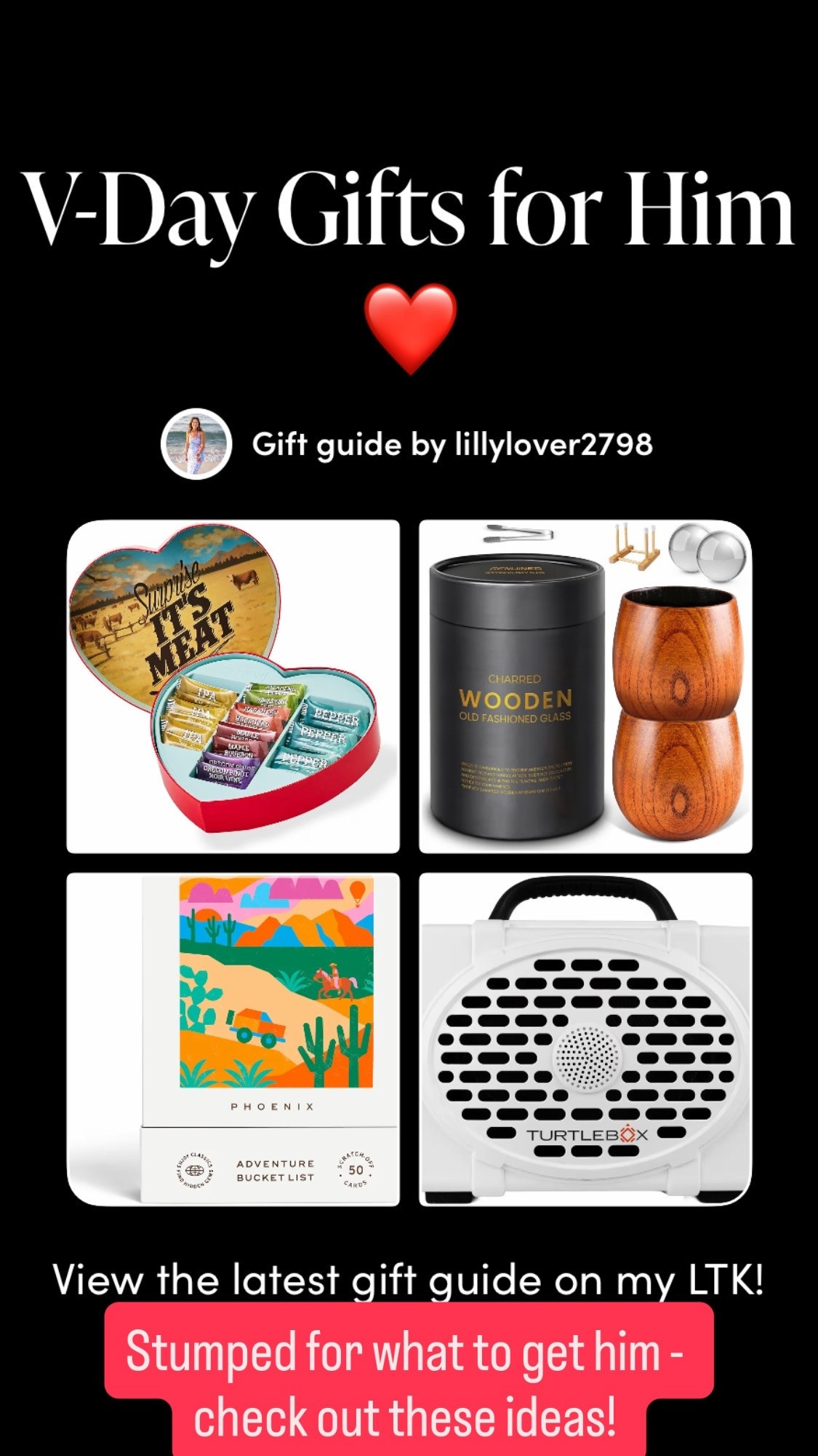 Valentine Gifts for Him

V-Day gifts for him ❤️
If you’re stuck on what to get him, these are practical, fun, and actually useful.

From snack boxes to bourbon glasses and adventure-inspired finds — I rounded up gifts he’ll love.

Shop my favorites here.


#LTKholiday
#LTKmens
#LTKgifts
#LTKvalentines
#GiftIdeasForHim
#ValentinesDayGift
#MensGiftGuide
#GiftGuide

Valentine’s Day gifts for him
V-Day gifts for himValentine gift ideas for men
gifts for boyfriend Valentine’s Day
gifts for husband Valentine’s Day
men’s Valentine gift guide
gifts for him
giftguide for him 



#LTKMens #LTKValentine #LTKSaleAlert