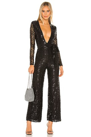 Lovers and Friends Leighton Jumpsuit in Black from Revolve.com | Revolve Clothing (Global)
