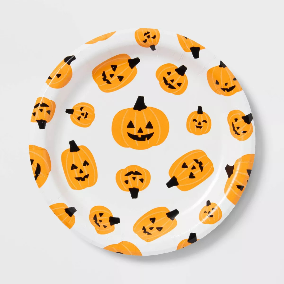 Halloween 20ct Pumpkin Snack Plates | Target
