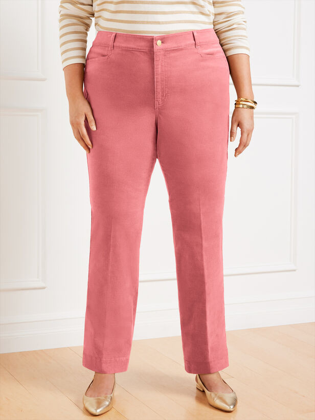 Stretch Corduroy Flare Leg Pants | Talbots