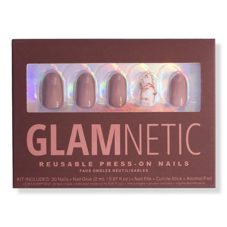 Gold Truffle Press-On Nails | Ulta