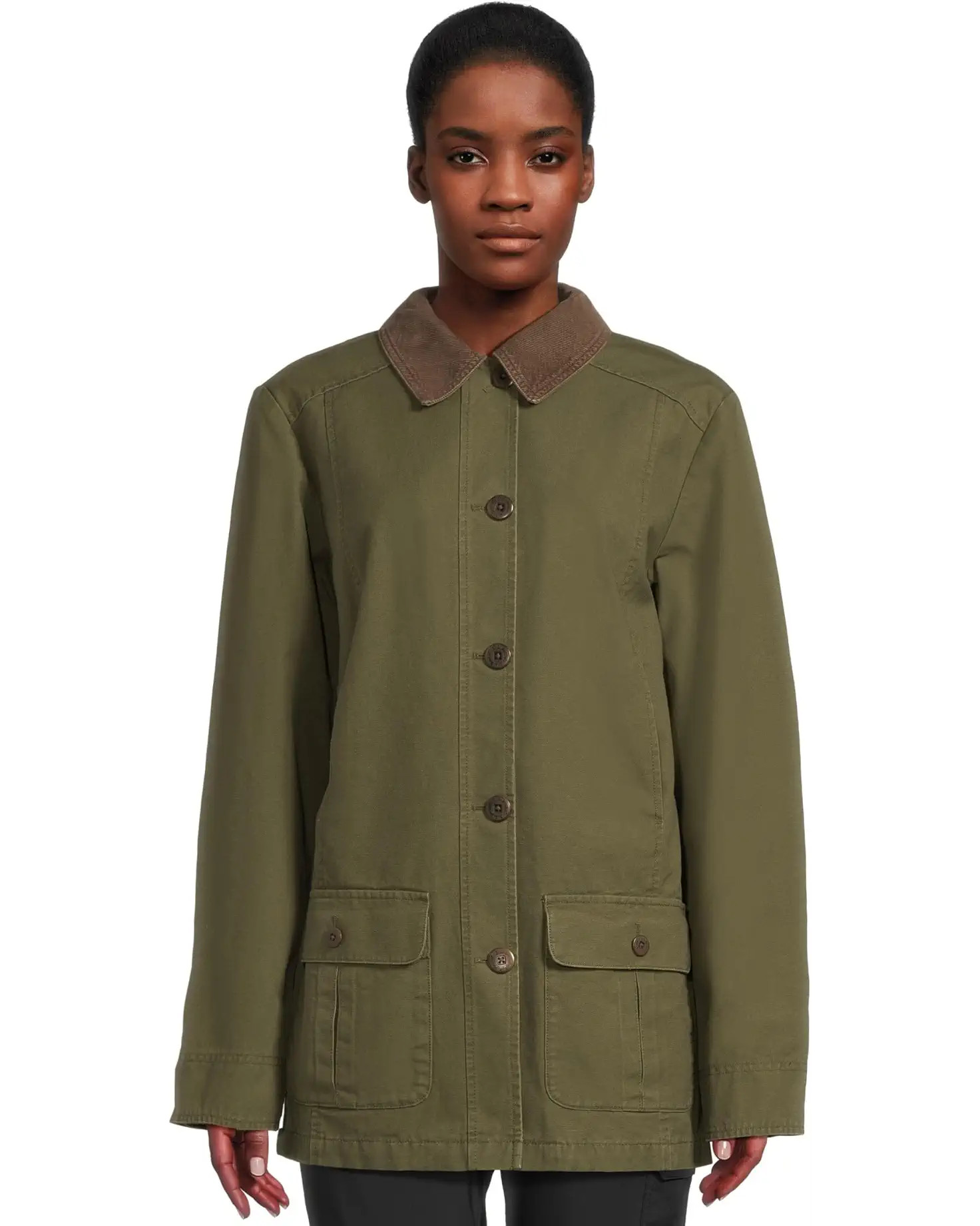 Women's L.L.Bean Adirondack Barn Coat Flannel-Lined | Zappos.com