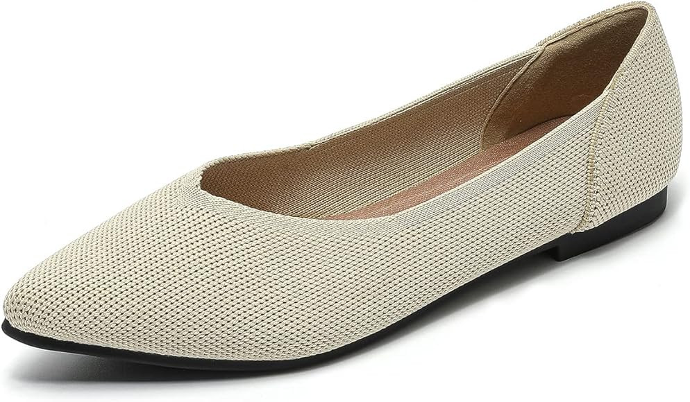 Semwiss Women's Ballet Flats Comfortable Casual Dressy Shoes,Work Flats Office Shoes Pointed Toe ... | Amazon (US)