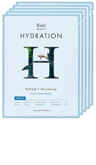 Rael Hydration Mask 5 Pack Set in Beauty: NA. | Revolve Clothing (Global)