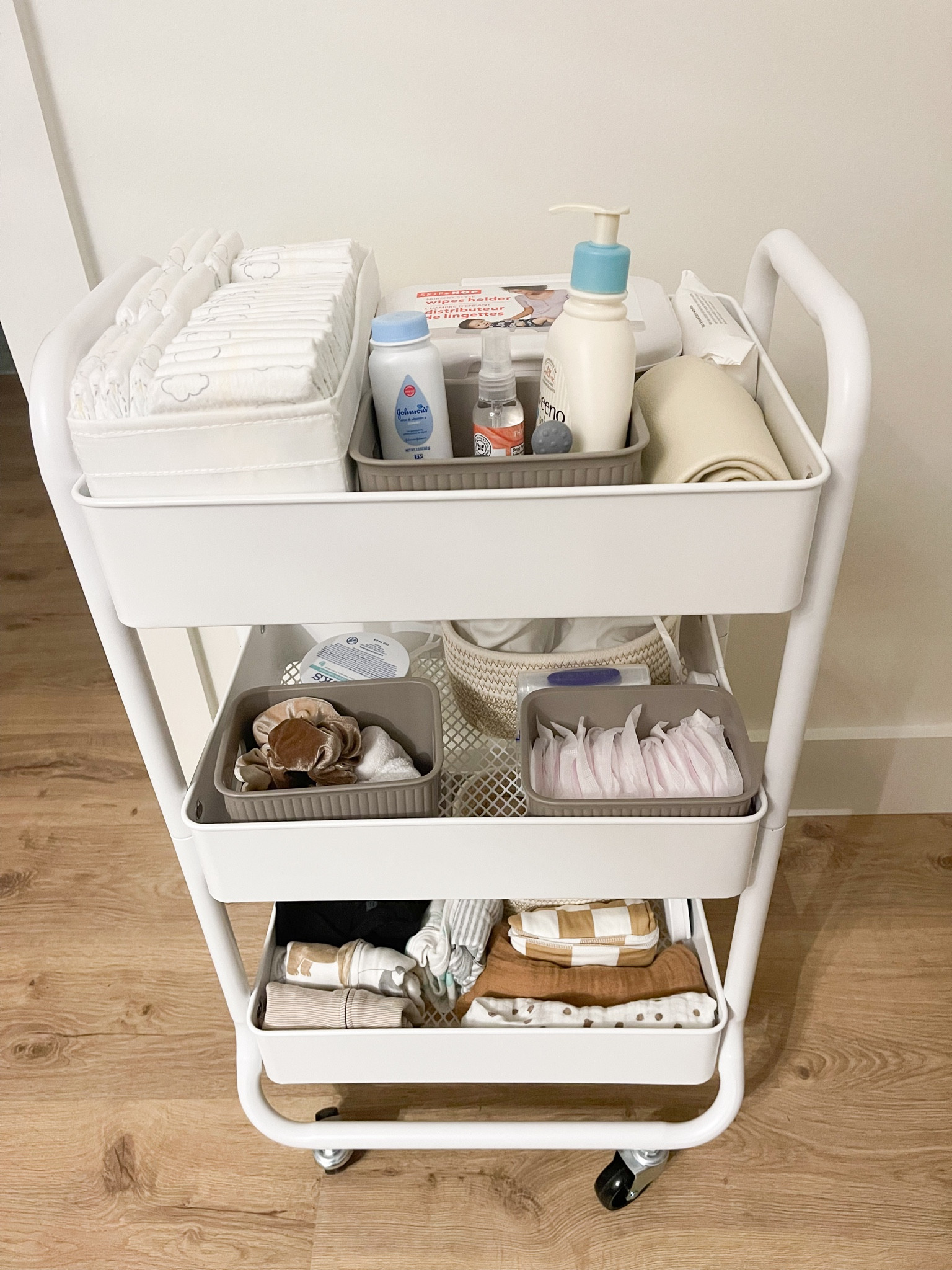 baby cart, nursing cart, 3 tier rolling cart, changing pad, breast pump, burp cloths, baby diaper candy, haakaa, baby lotion, nipple cream, rolling cart, baby cart items, baby card ideas 

#LTKbaby #LTKbump #LTKfamily