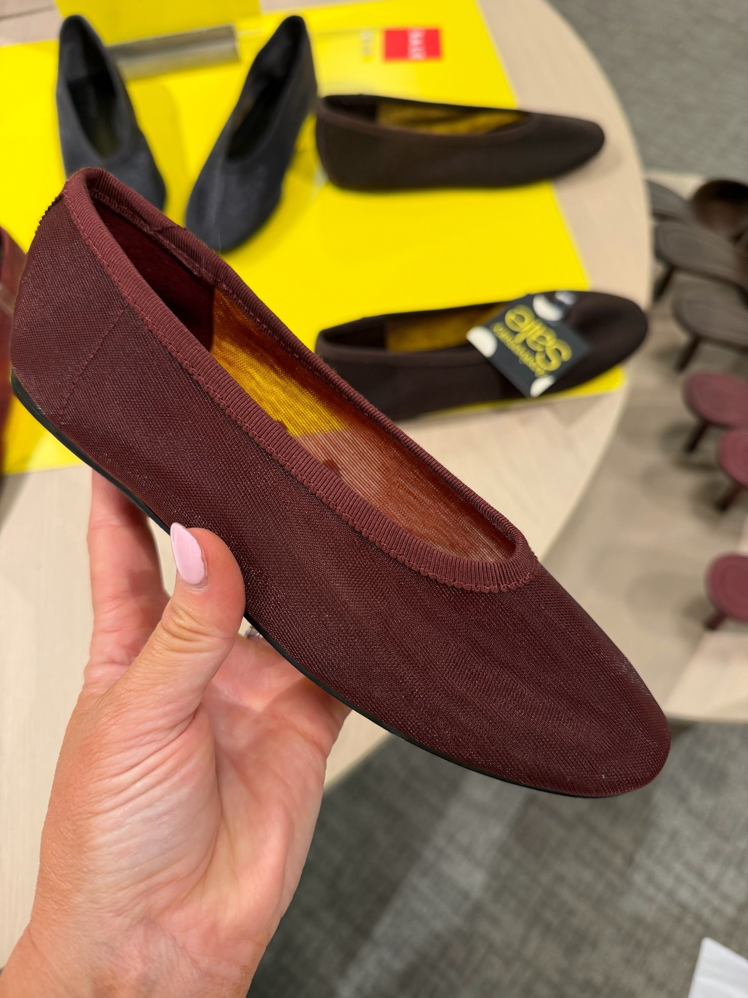 Under $50 and I love the color of these mesh ballet flats.

#LTKSaleAlert #LTKOver40 #LTKootd