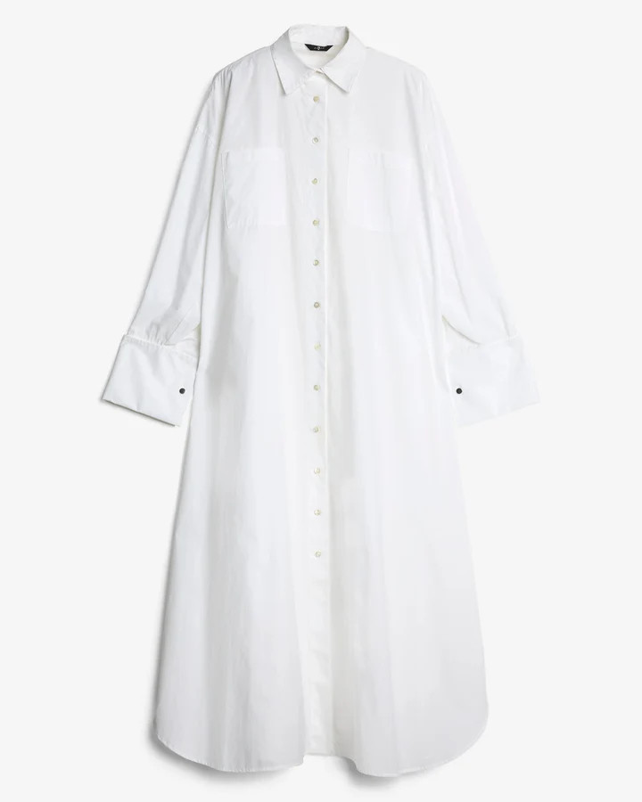 Poplin Maxi Shirtdress | 7 For All Mankind
