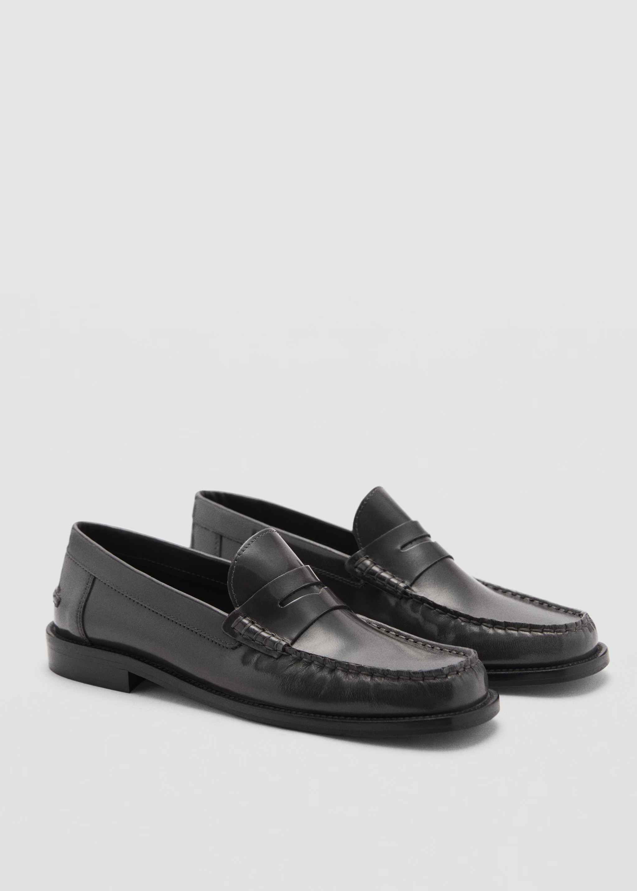 Leather loafers - Women | MANGO USA | Mango (US/MX/AU)