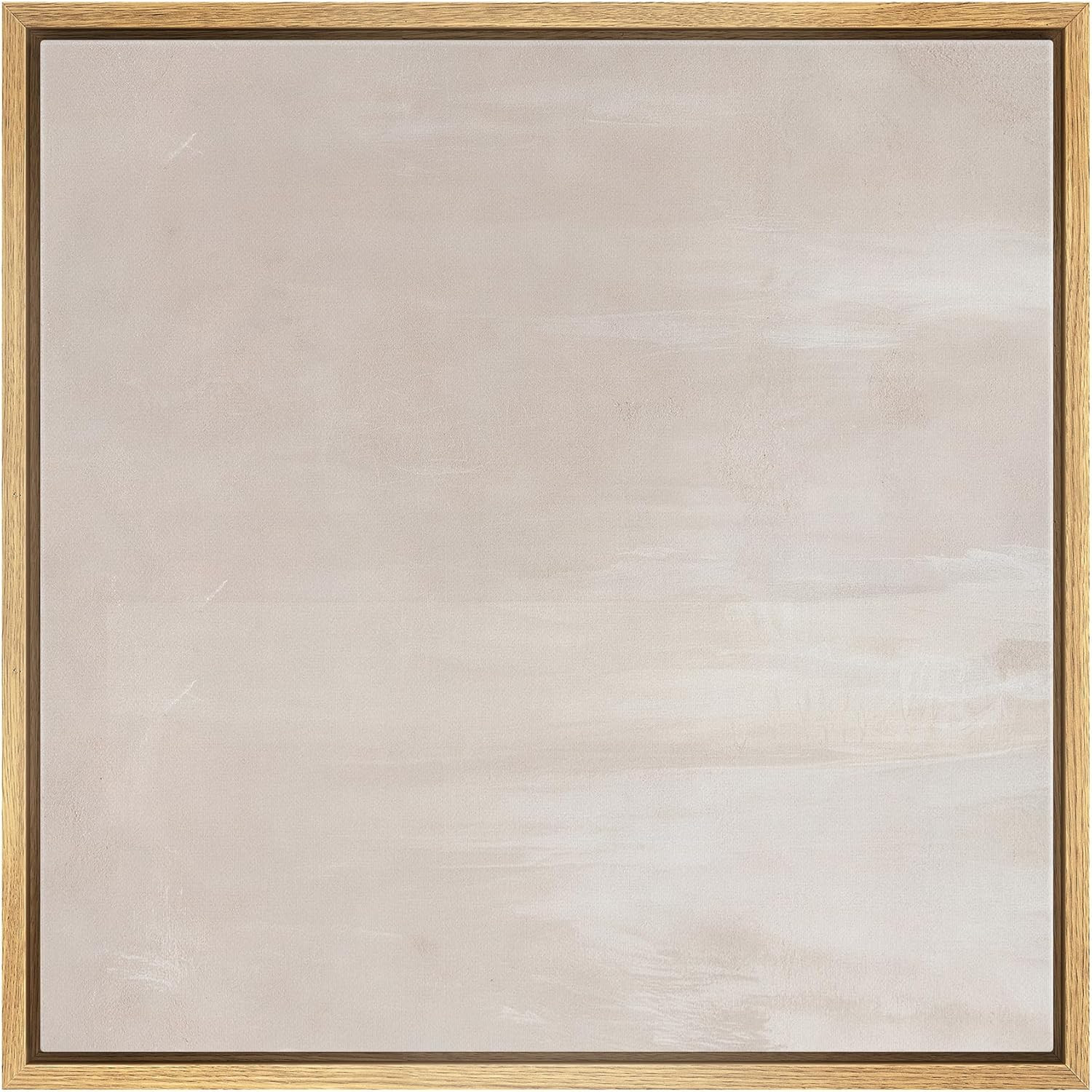 SIGNWIN Framed Canvas Print Wall Art Light Beige Minimal Neutral Tone Illustration Modern Art Dec... | Amazon (US)