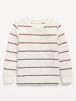Long-Sleeve Thick-Knit Pocket T-Shirt for Toddler Boys | Old Navy (US)