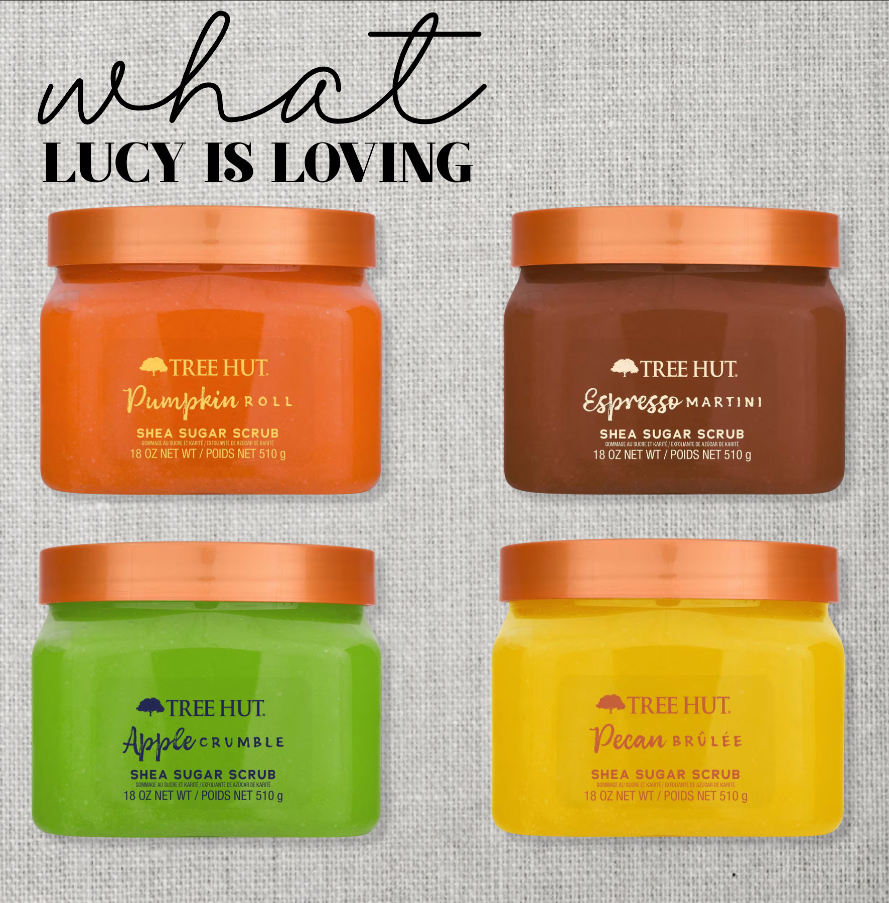 Who's ready for fall??! Tree Hut just came out with their fall scents!! These all sound SO amazing!! Let me know which one you get!! 

 