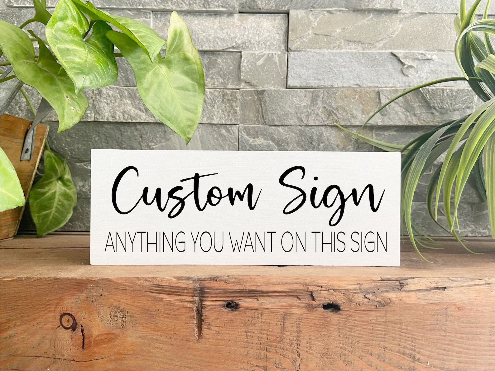Custom Sign Quote on Sign Personalized Sign Make Your - Etsy | Etsy (US)