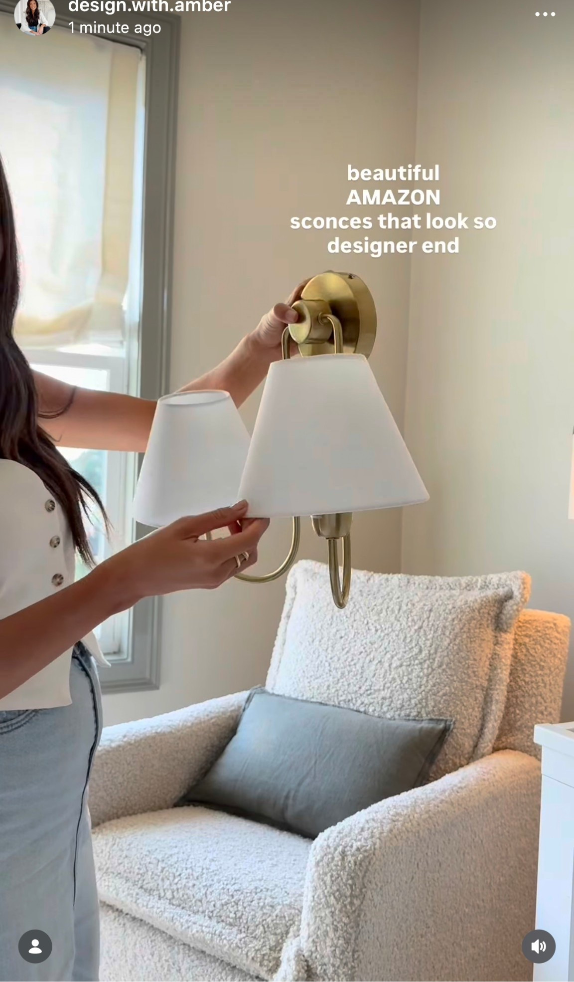Gold sconce 🤎

#LTKFindsUnder100 #LTKHome #LTKSaleAlert