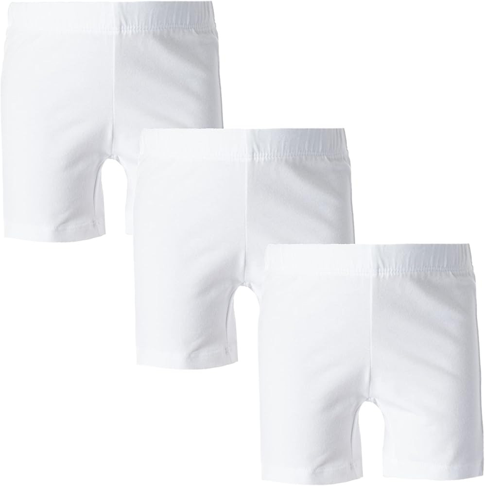 MY WAY Toddlers & Girls Bike Shorts Cotton & Spandex — Biker Shorts for Under Dresses, Cartwhee... | Amazon (US)