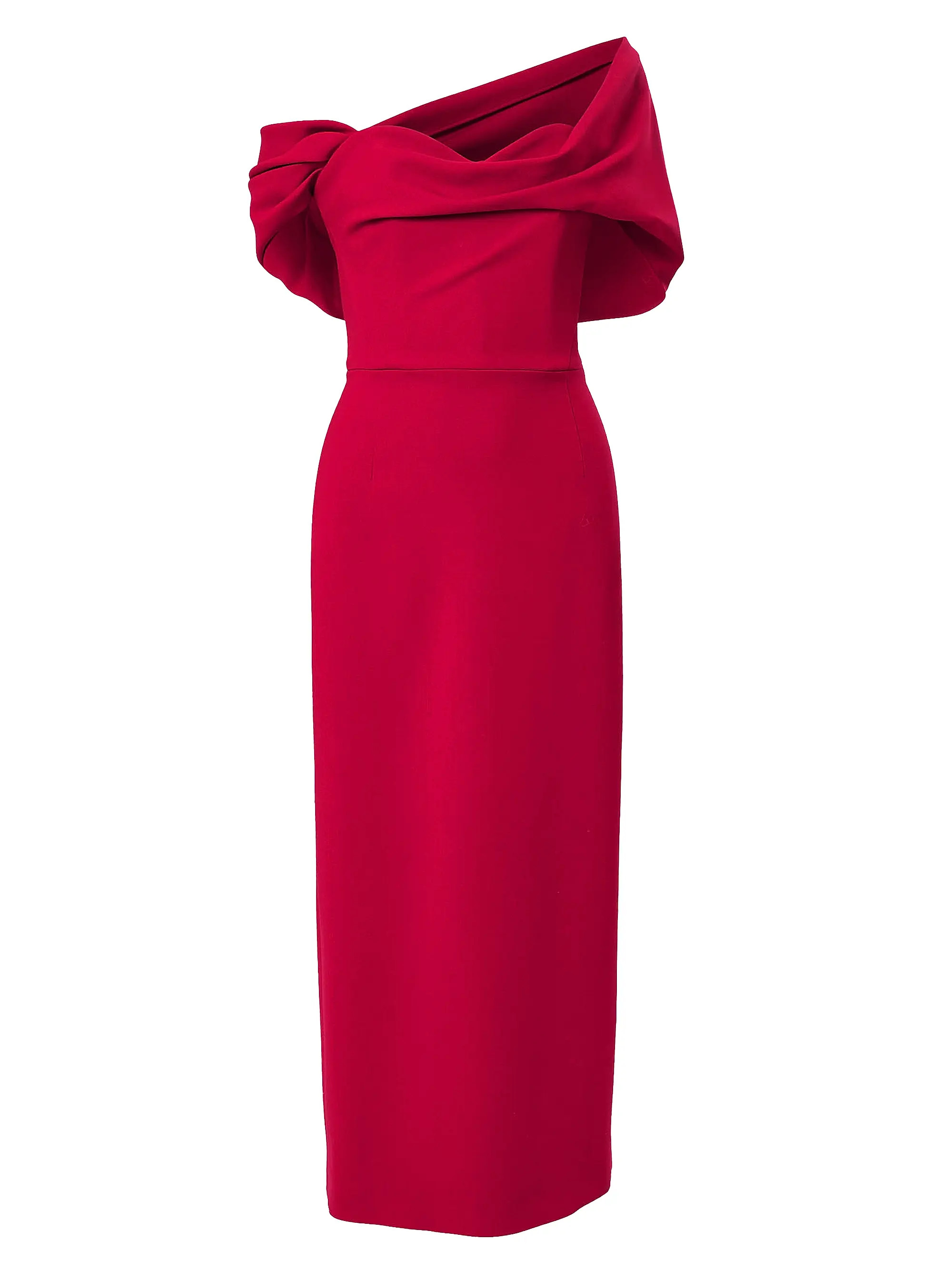 Carolina Herrera Draped Off-the-Shoulder Cocktail Dress | Saks Fifth Avenue | Saks Fifth Avenue