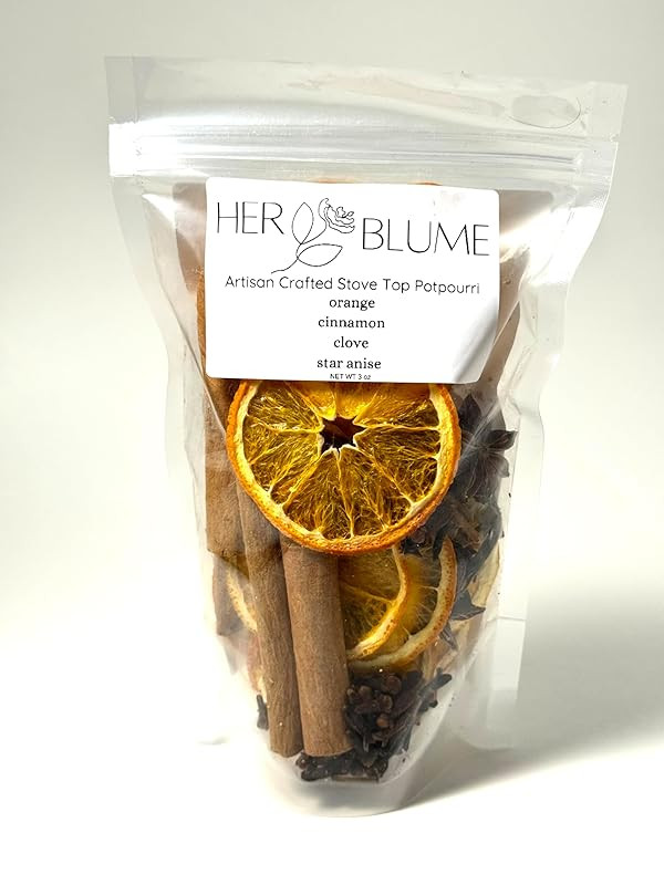 HerBlume 3oz Stovetop Potpourri, Simmer Pot Kit, Non Toxic Aroma, Office Gift, Natural Ingredient... | Amazon (US)