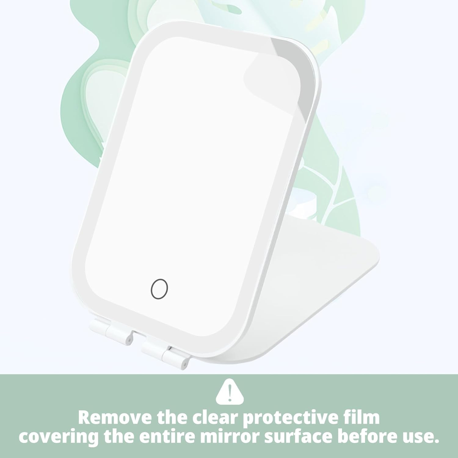 Travel Makeup Mirror, Portable Mirror with Light, 3 Adjustable Light Settings USB-Rechargeable Va... | Amazon (US)