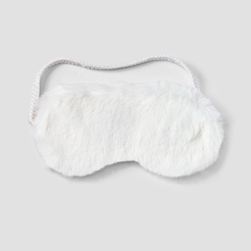 Women's Faux Fur Eye Mask One Size | Target