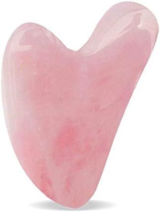 Amazon.com: DEAYOKA Rose Quartz Gua Sha Tool - Asian Beauty Secret, for Facial Microcirculation/R... | Amazon (US)