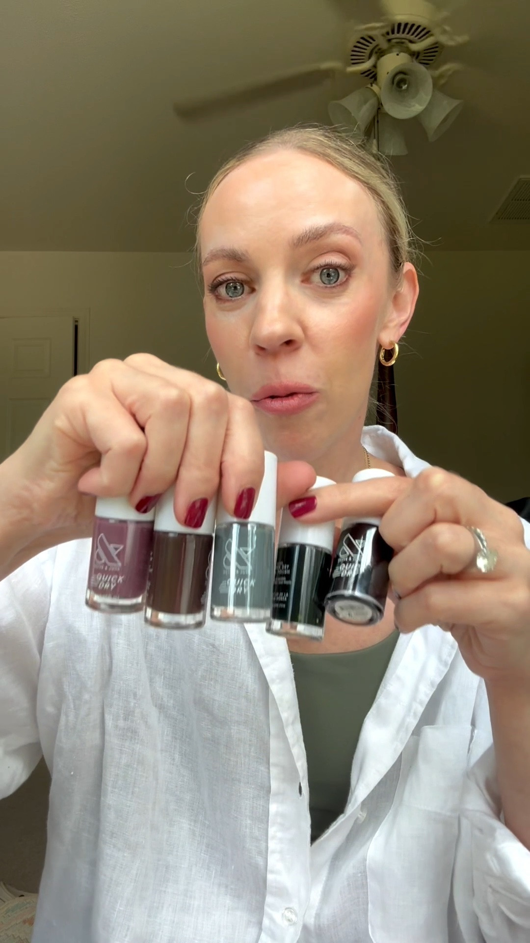 Fall nail polish from Olive & June - ‘Mulberry’ is my favorite! They have everything you need for a perfect at-home manicure

#LTKBeauty #LTKOver40 #LTKSeasonal