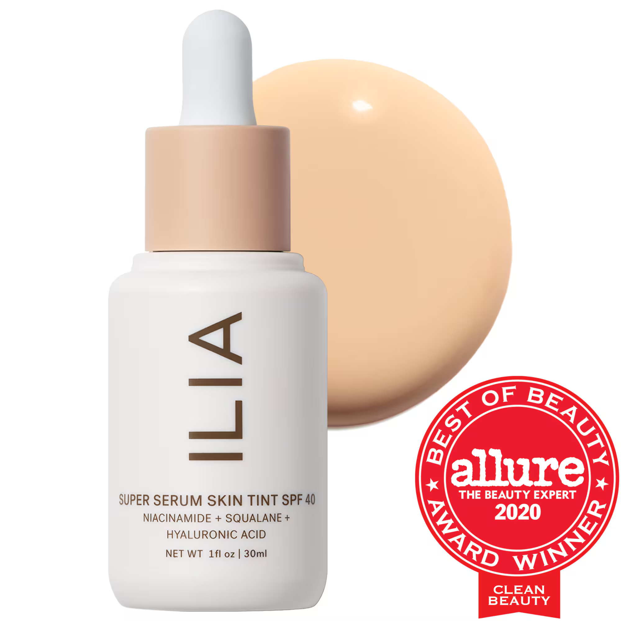 ILIA Super Serum Skin Tint SPF 40 Foundation Balos ST3 1 fl oz/ 30 ml | Sephora (US)