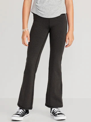 High-Waisted PowerChill Crossover Flared Leggings for Girls | Old Navy (CA)