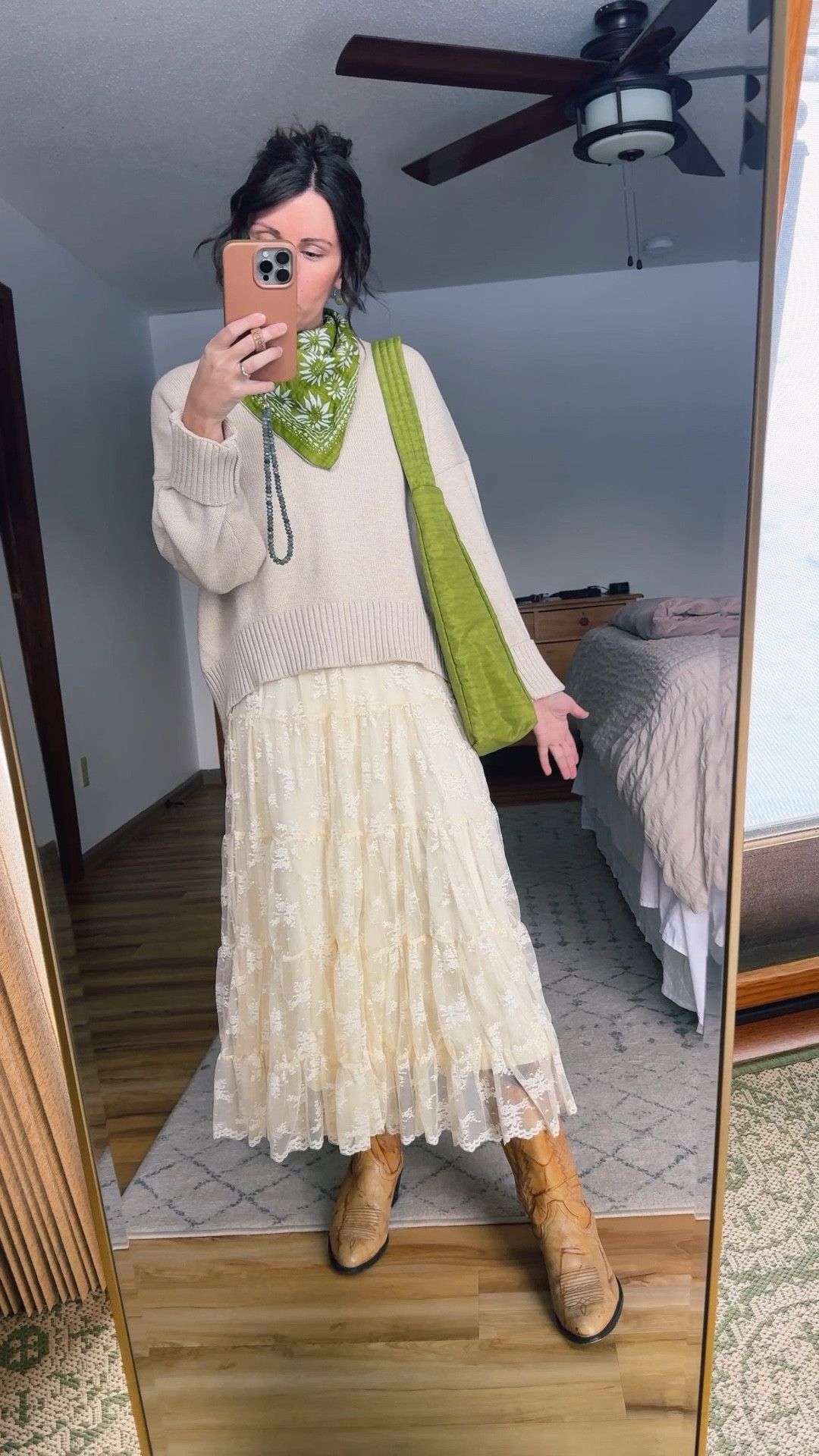 Small in my sweater (speckled beige), xs in my lace skirt (also linked some similar ones).

My cowboy boots are from eBay, so linked similar. Also linked similar bags because I think mine is sold out. 


#LTKPetite #LTKSeasonal #LTKgrwm